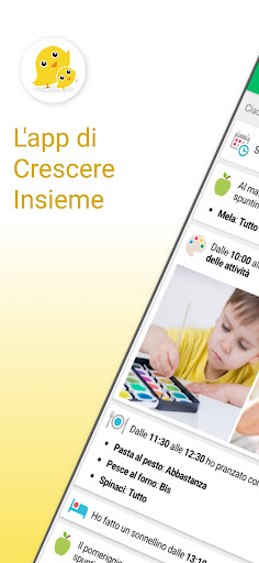 Android application Crescere Insieme screenshort