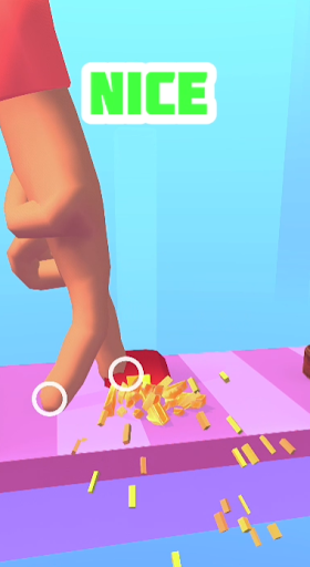 Android application Finger Run 3D screenshort