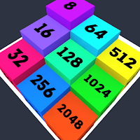 3D Chain Cube 2048  Cube Merge Puzzle Game