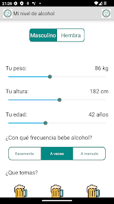 Captura de Pantalla 3 Concentración  alcohol  sangre android