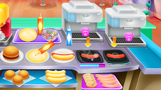 Fast Food Chef Cooking and Serving Varies with device screenshots 4