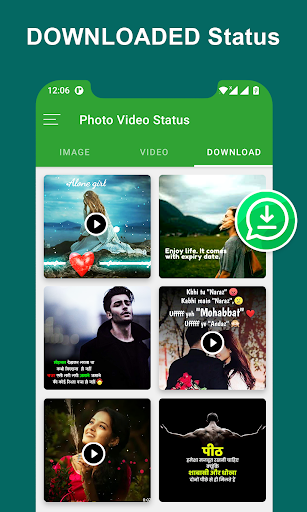 Photo Video Status for WhatsUP