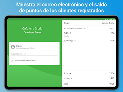 Captura 12 Loyverse - Pantalla de cliente android