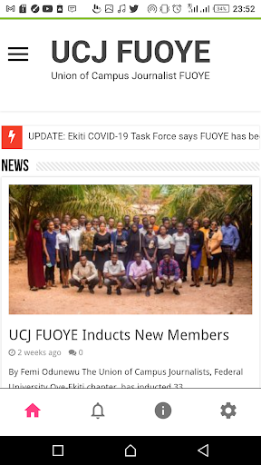 Android application UCJ FUOYE screenshort