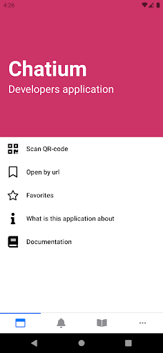 Android application Chatium screenshort