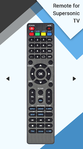 Android application Remote for Supersonic TV screenshort