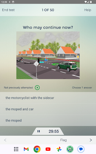 Screenshot of Dutch Caribbean Theory Test