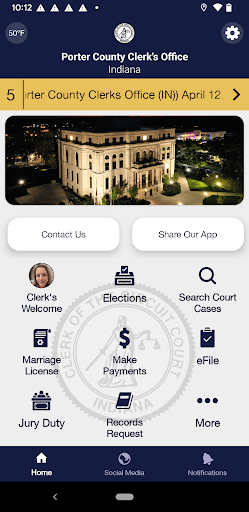 Android application Porter County Clerk’s Office screenshort