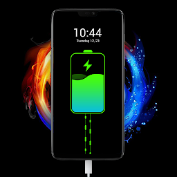 Icon image battery charging animation 4d