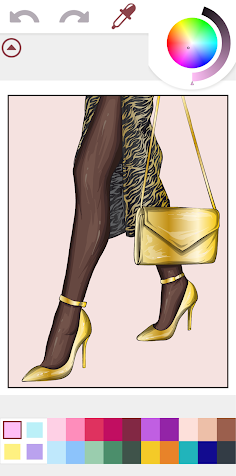 Fashion Color Book Style Games - Screenshot 4