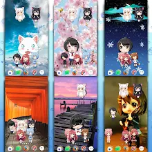 かわいい賑やかなアニメライブ壁紙 Google Play のアプリ