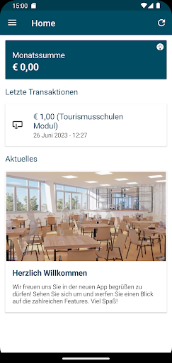 Android application MODUL Cafeteria screenshort