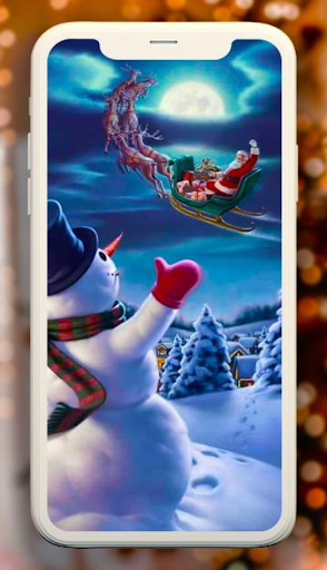 Android application christmas picture backgrounds screenshort