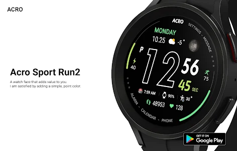 ACRO Sport Run2 Watchface