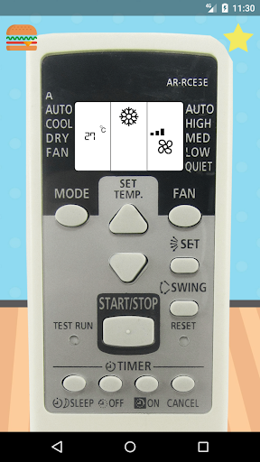 AC Remote Control For Fujitsu