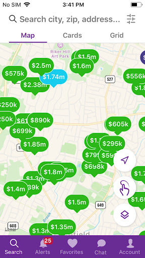Android application Northern NJ Homes screenshort