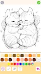 screenshot of Animal coloring pages games