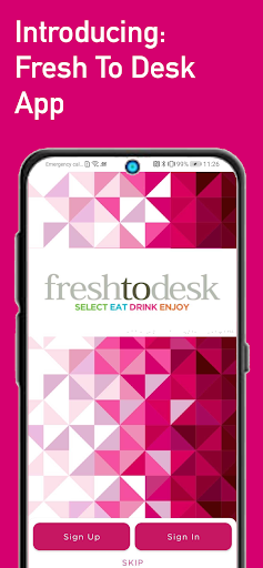 Android application Fresh To Desk screenshort