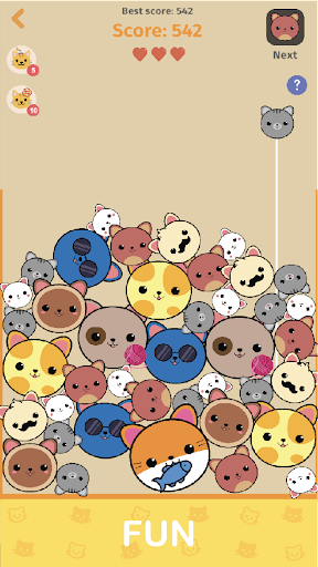 Cute Cat Combo: Meow Drop Screen 3