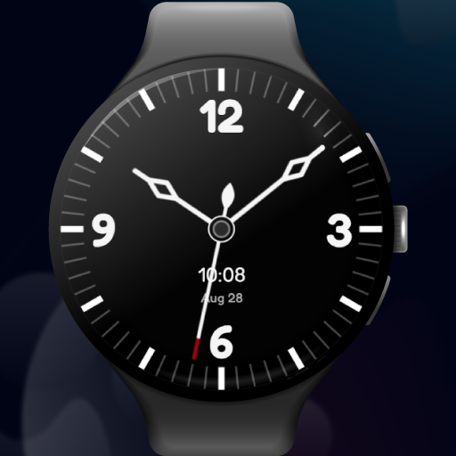 Minimalistic Black Watch Face 1.8.28 Icon