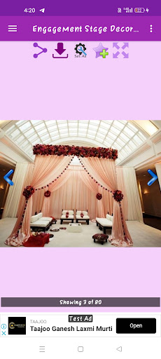 Engagement Stage Decor Idea