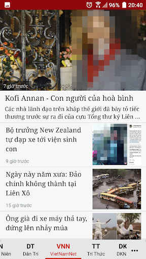 Android application Tin Thế Giới & Quốc Tế 24H screenshort