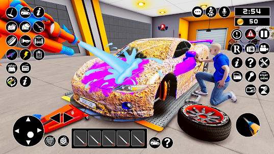 Power Service Car Wash Games3D