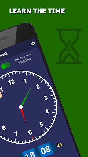 Educational analog clock Screen 2