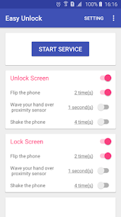 Easy Unlock - Screen on/off Screenshot