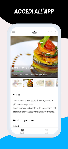 Android application Torre Flavia Relais screenshort