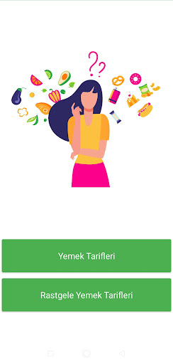 Android application Ne Pişirsem? screenshort