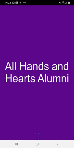 Android application All Hands and Hearts Alumni screenshort