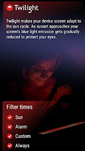 Schermata di sblocco di Twilight Pro