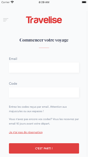 Travelise Screen 3