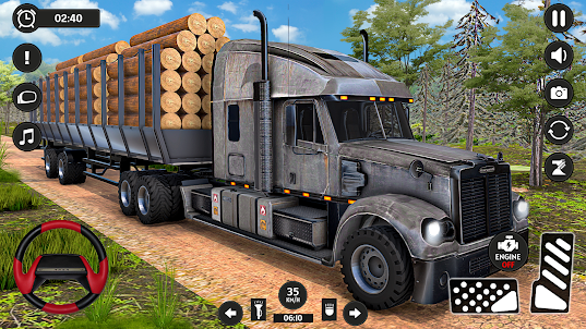 3D caminhão carga simulador