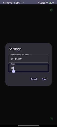 Pinger Screen 3