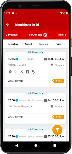 Warsi Travels Screen 3