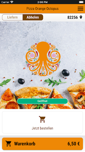 Android application Pizza Orange Octopus screenshort