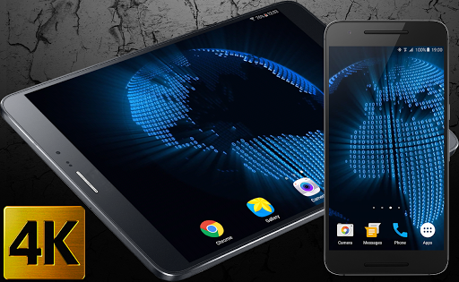 Android application Binary Code Video Wallpaper screenshort