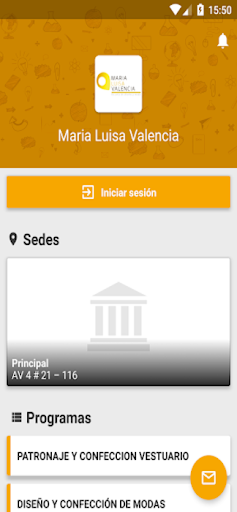 Android application Maria Luisa Valencia screenshort
