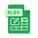 XLSX スプレッドシート リーダーを編集する