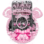 Cover Image of Download Pink Black Diamond Minny Theme 1.1.4 APK