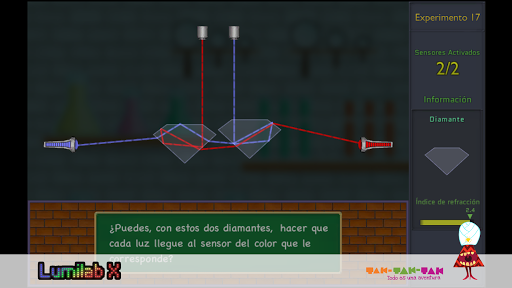 Android application Lumilab X screenshort