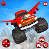 Flying Monster Truck Shooting Game icon