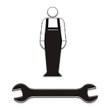 Boiler servicemen icon