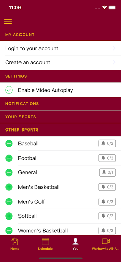ULM Warhawks Screen 3