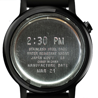 Stainless Steel Watch Face