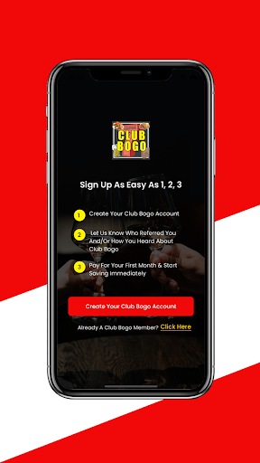 Android application CLUB BOGO screenshort