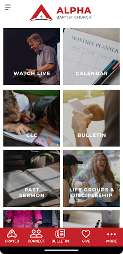 Android application Alpha Baptist Church screenshort