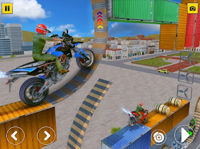 Moto Bike Stuntuff1aRacing Games  screenshots 1